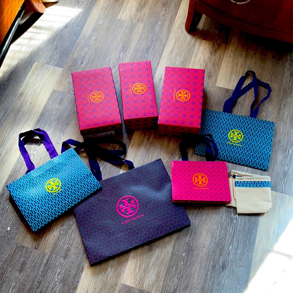 Tory Burch Bags & Boxes Bundle